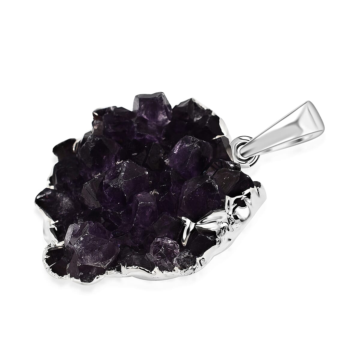 Tucson Find- Amethyst Crystal Pendant 7795070 2