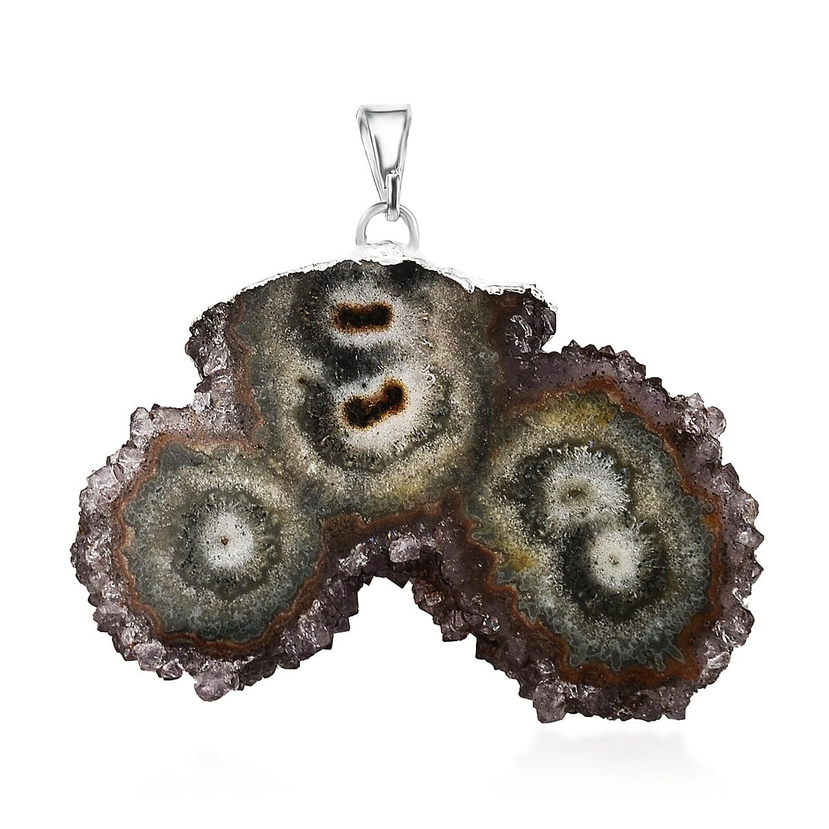 Tucson Find- Amethyst Crystal Pendant 7795071 0