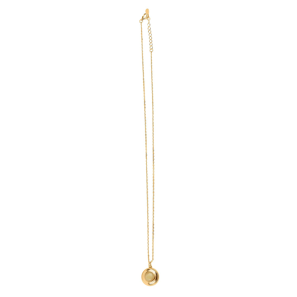 Tucson Find - Butterscotch Amber Pendant with Chain (Size 16-1 Ext.) Sterling Silver 3.75 Ct. 8219696 2