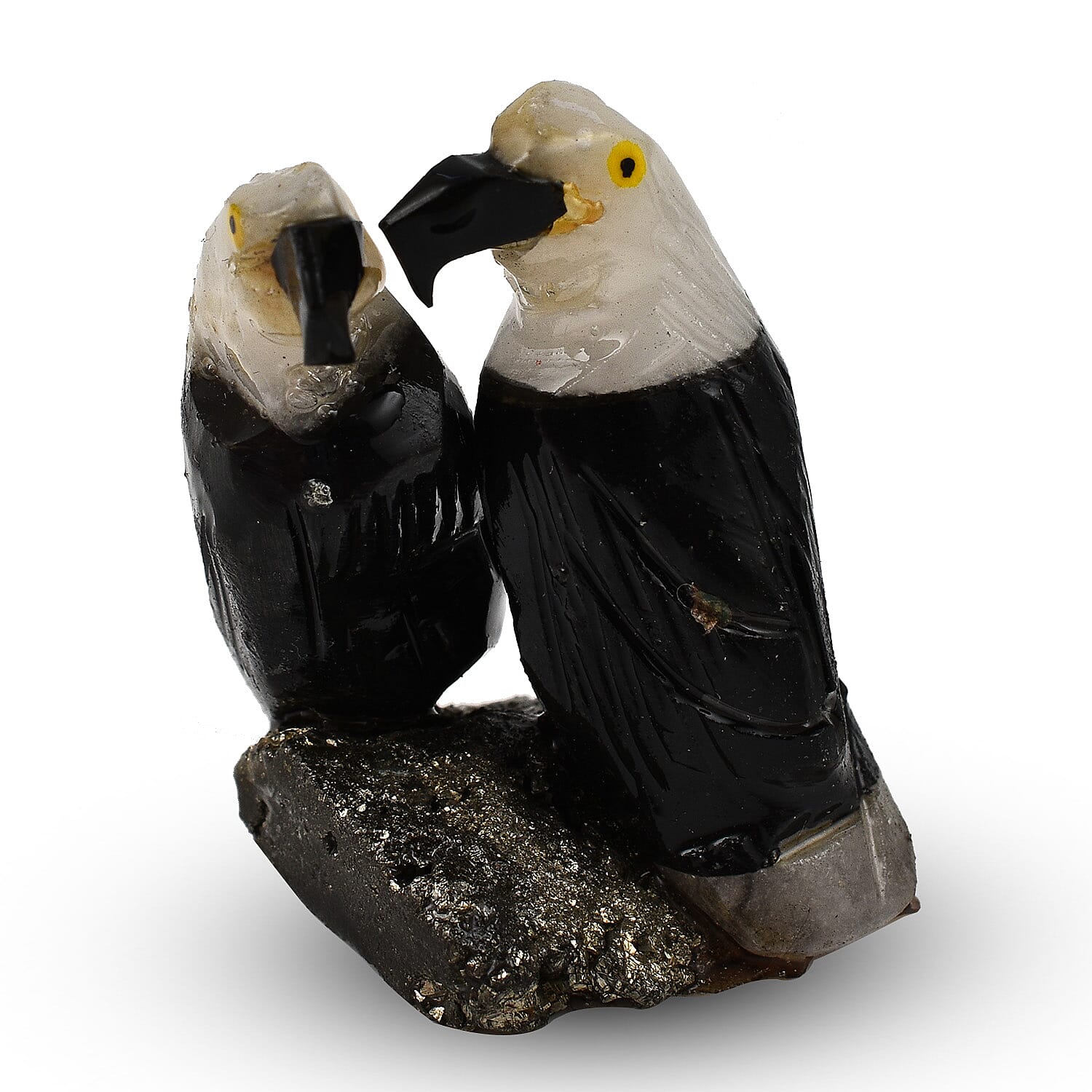 Tucson Find - Gem Decor Duck Couple Figurine - Black 7776406 4