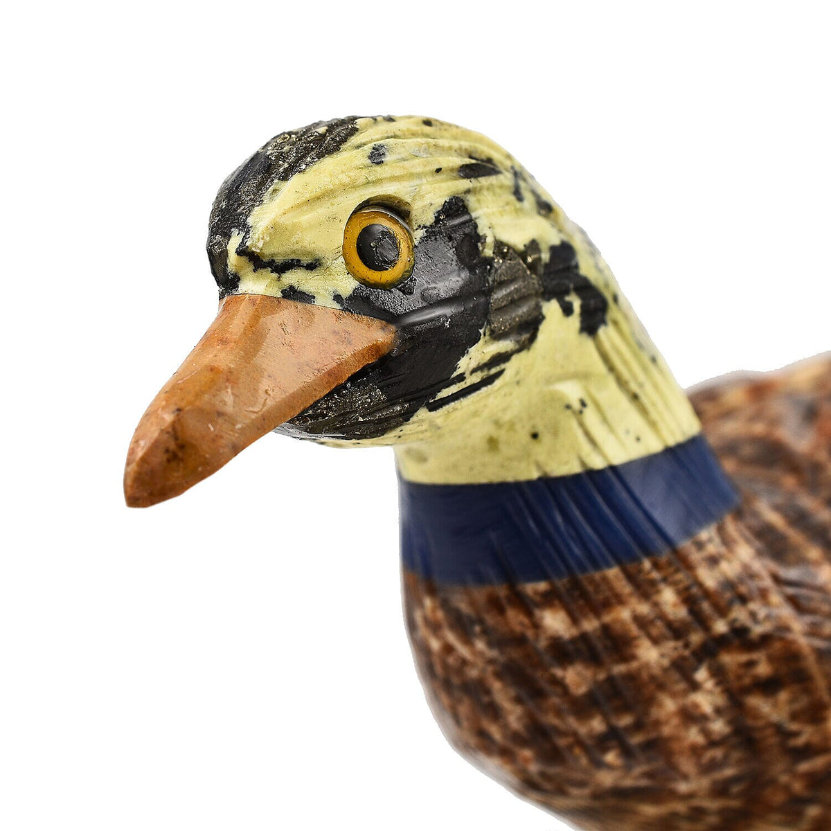 Tucson Find - Gem Decor Duck Figurine (Length 4.5 cm, Height - 8.5 Cm) - Brown 7507154 4