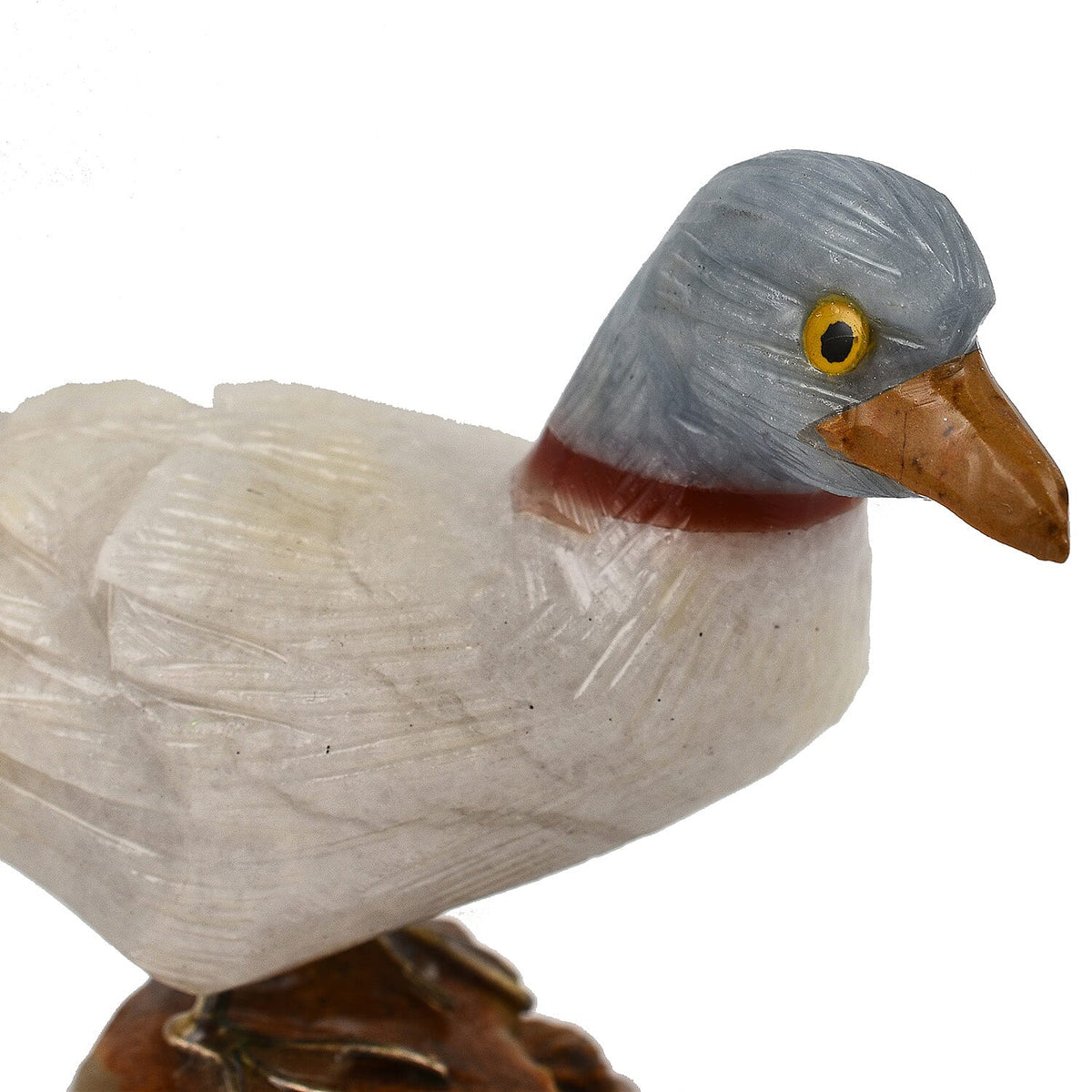 Tucson Find - Gem Decor Duck Figurine (Length 4.5 cm, Height - 8.50 Cm) - White 7776405 1