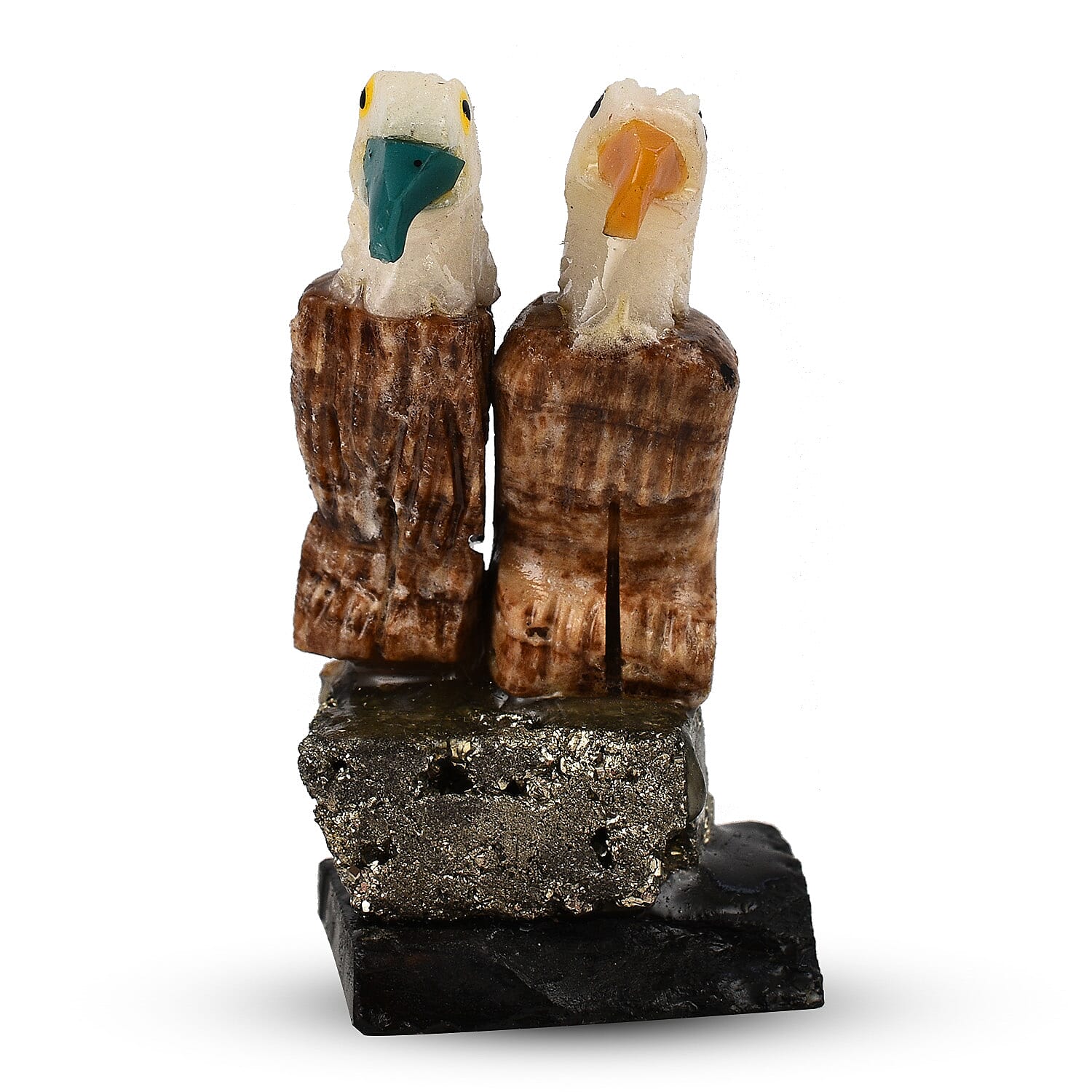 Tucson Find - Gem Decor Eagle Couple Figurine - Brown 7776408 1