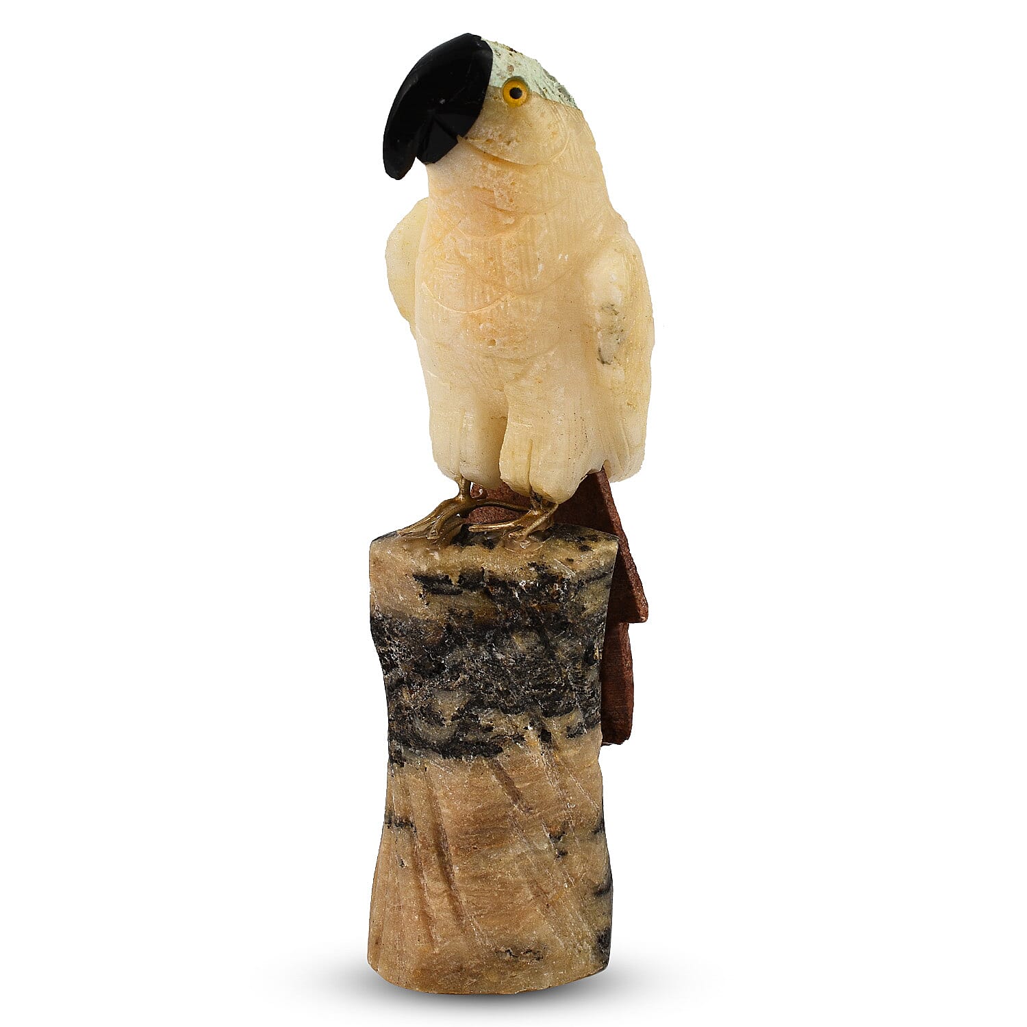 Tucson Find - Gem Decor Parrot Figurine - White 7507164 0