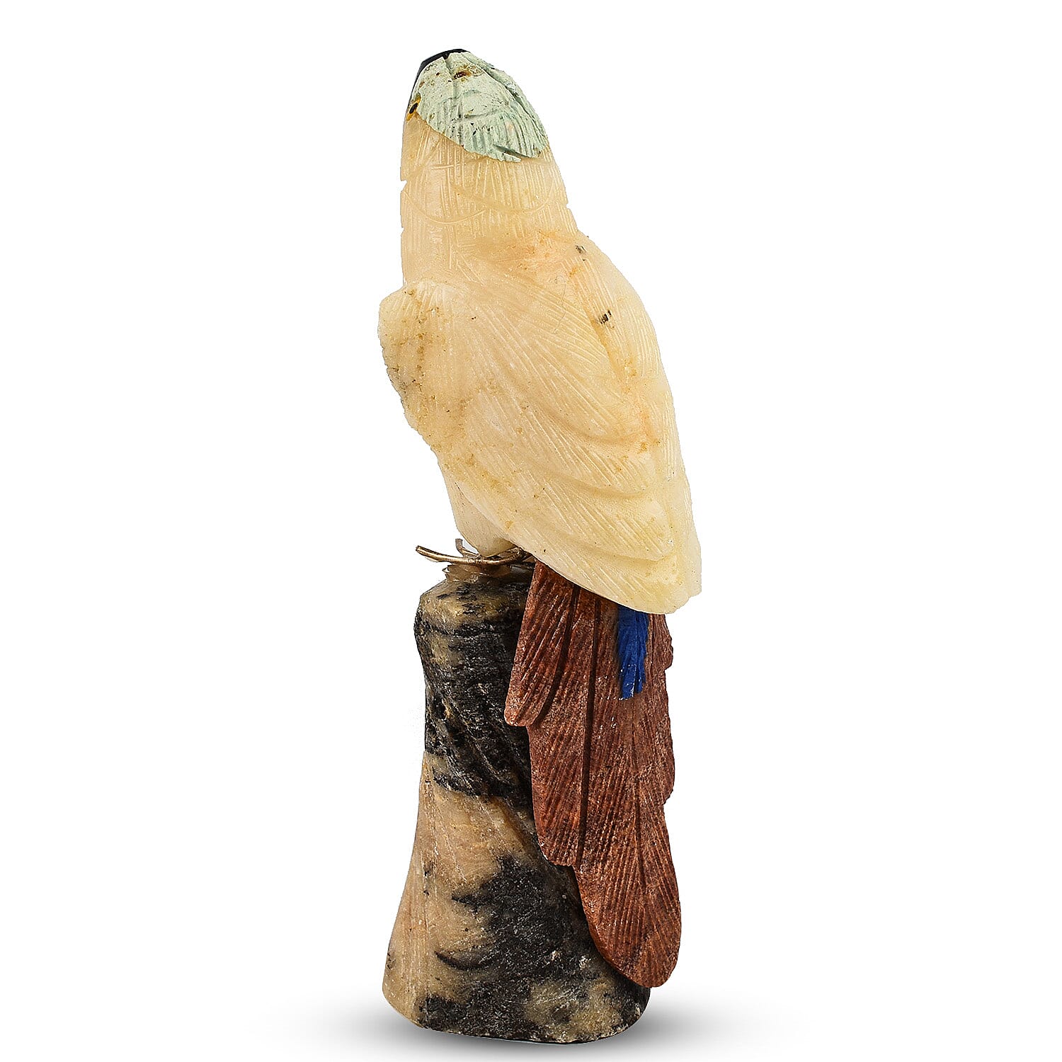 Tucson Find - Gem Decor Parrot Figurine - White 7507164 3