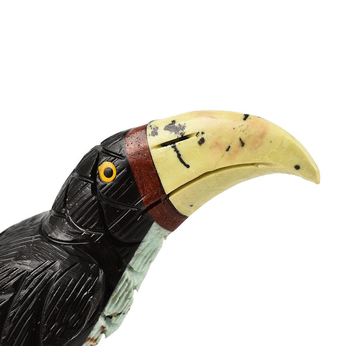 Tucson Find - Gem Decor Toucan Figurine (Length 4.5 cm, Height - 9.9 Cm) - Black 7507157 4