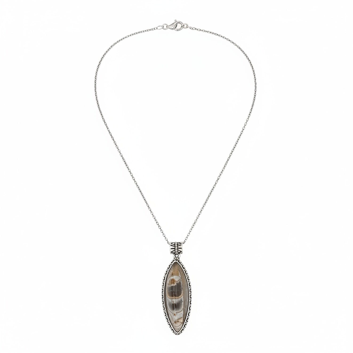 Tucson Finds - Orthoceras Pendant 34.50 Ct. 8184162 0