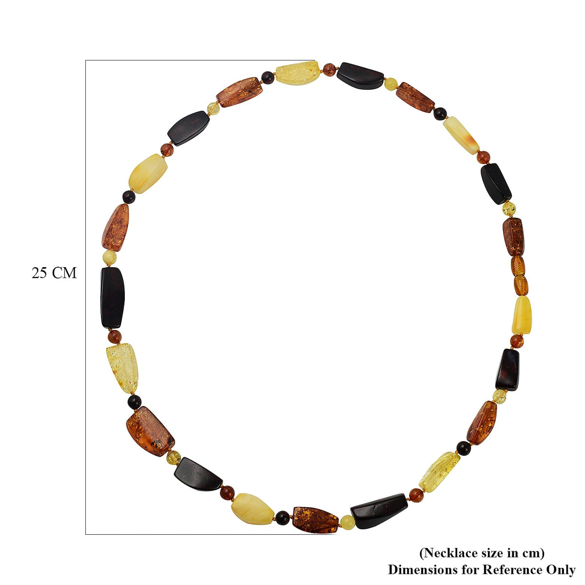 Tucson Gem Find- Rare Size Amber Beads Necklace (Size 28) 7747260 3