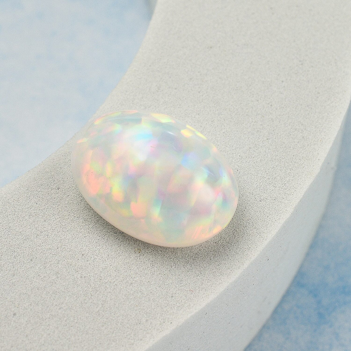 Tucson Rare Find - 10 Ct. AAAA Ethiopian Opal Loose Gemstone in Oval Shape 7716031 1