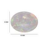 Tucson Rare Find - 10 Carat AAAA Ethiopian Opal Oval