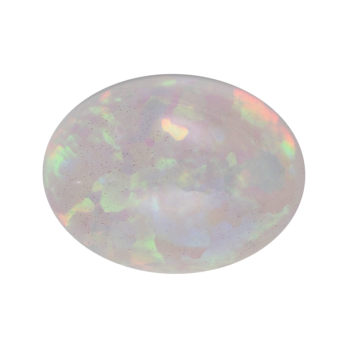 Tucson Rare Find - 10 Ct. AAAA Ethiopian Opal Loose Gemstone in Oval Shape 7716031 7