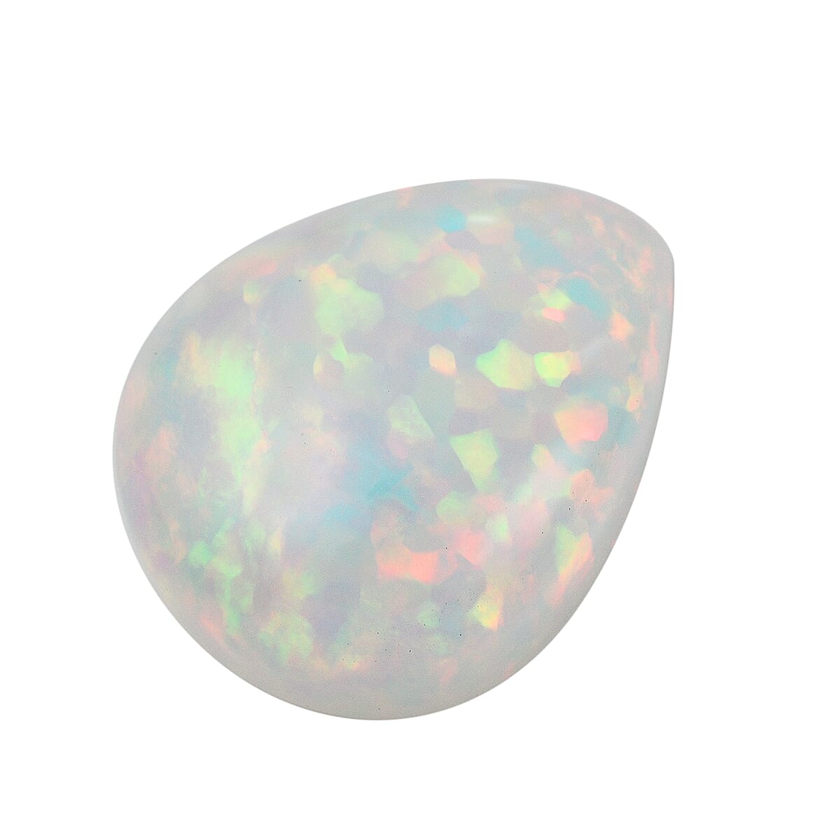 Tucson Rare Find - 10 Ct. AAAA Ethiopian Opal Loose Gemstone in Pear Shape 7716038 2