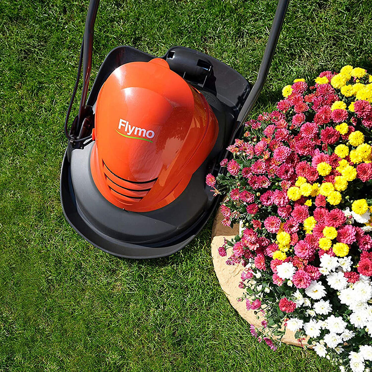 FlymoTurbo Lite 260 Lawn Mower with 10m Cable - 1400W Electric - Cutting Width 26cm 7426281 3