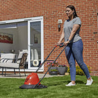 FlymoTurbo Lite 260 Lawn Mower with 10m Cable - 1400W Electric - Cutting Width 26cm