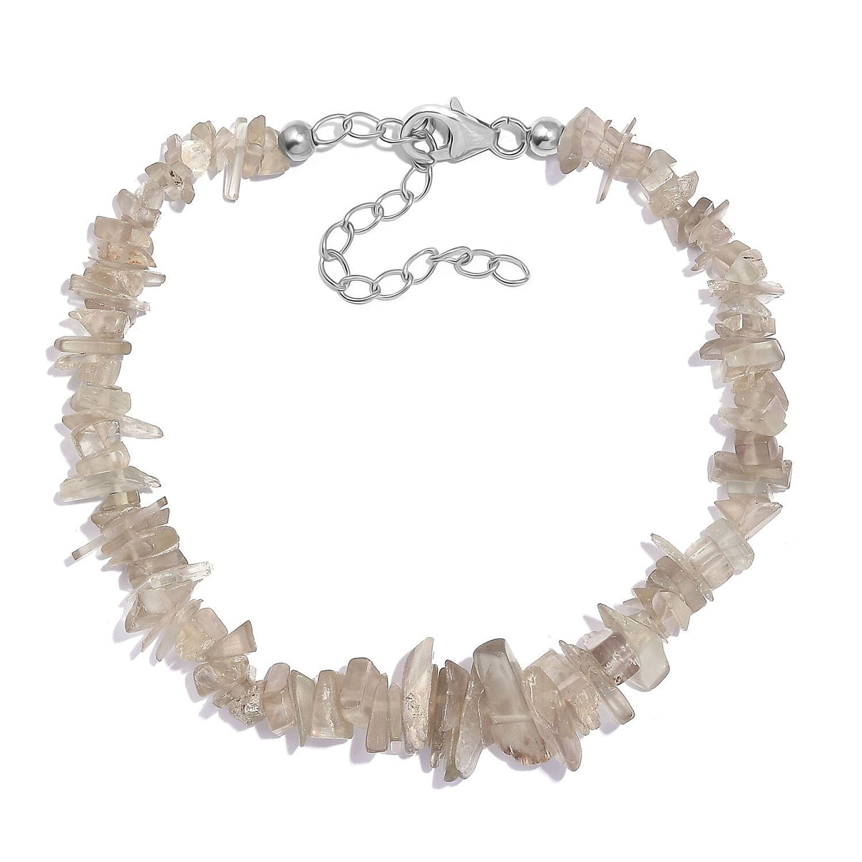 Turkizite Bracelet (Size - 7.5-2 Ext) in Rhodium Overlay Sterling Silver 65.00 Ct. 8021959 0