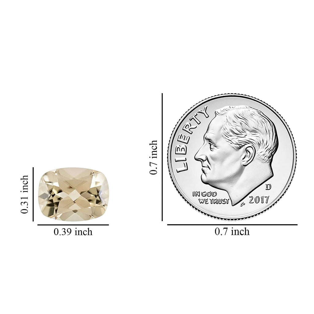Turkizite Cushion 10x8 mm