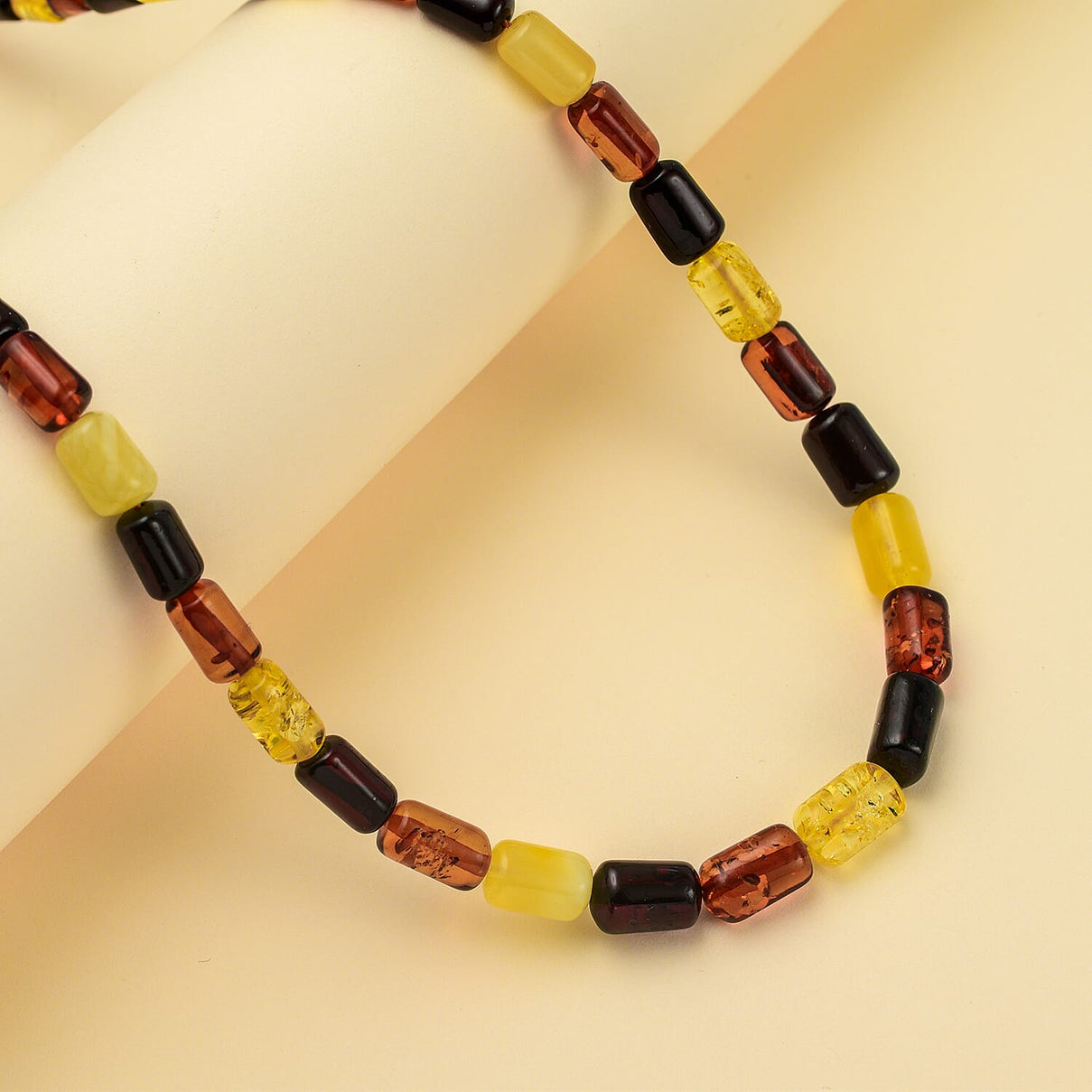 Tuscon Gem Find - Amber Barrel Necklace (Size 18). Total Wt 50 Cts 7747227 1