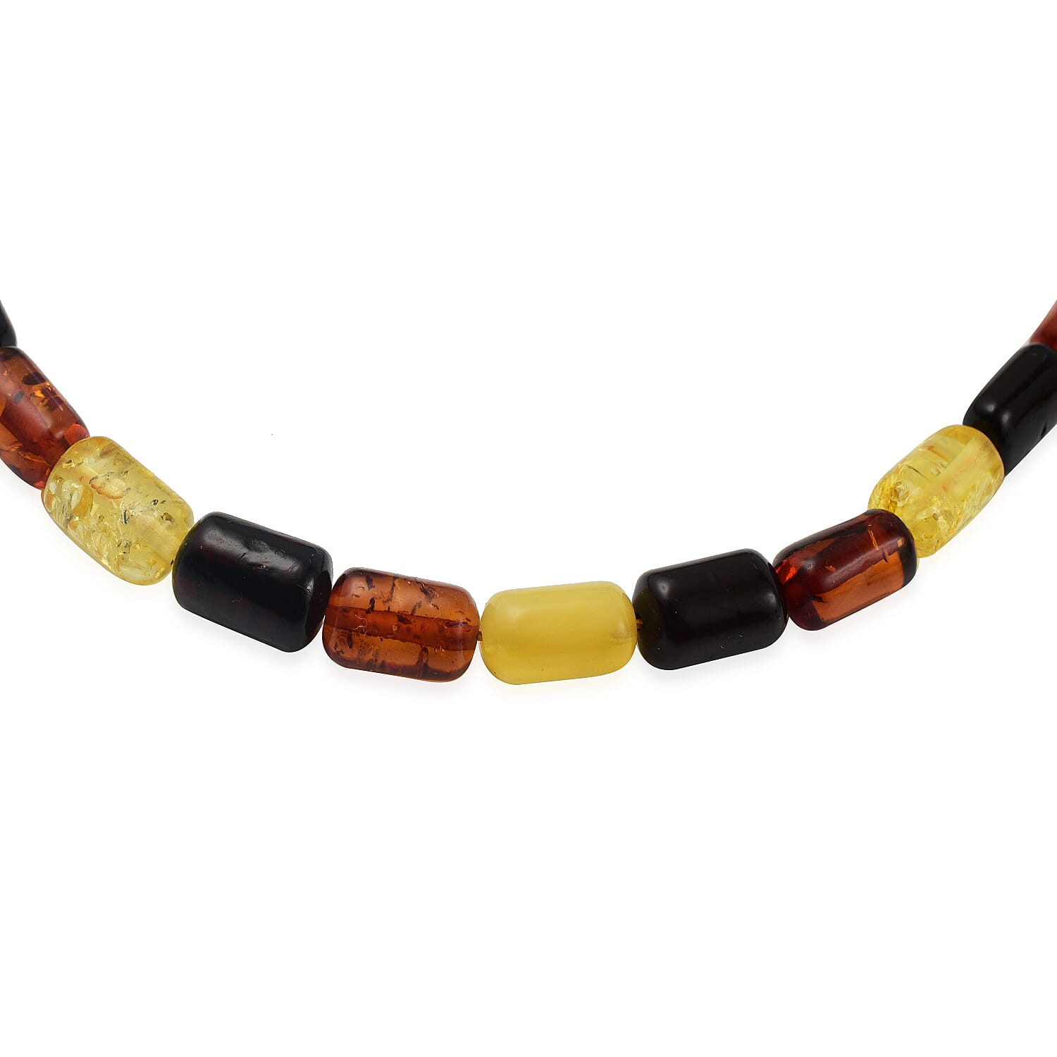 Tuscon Gem Find - Amber Barrel Necklace (Size 18). Total Wt 50 Cts 7747227 2
