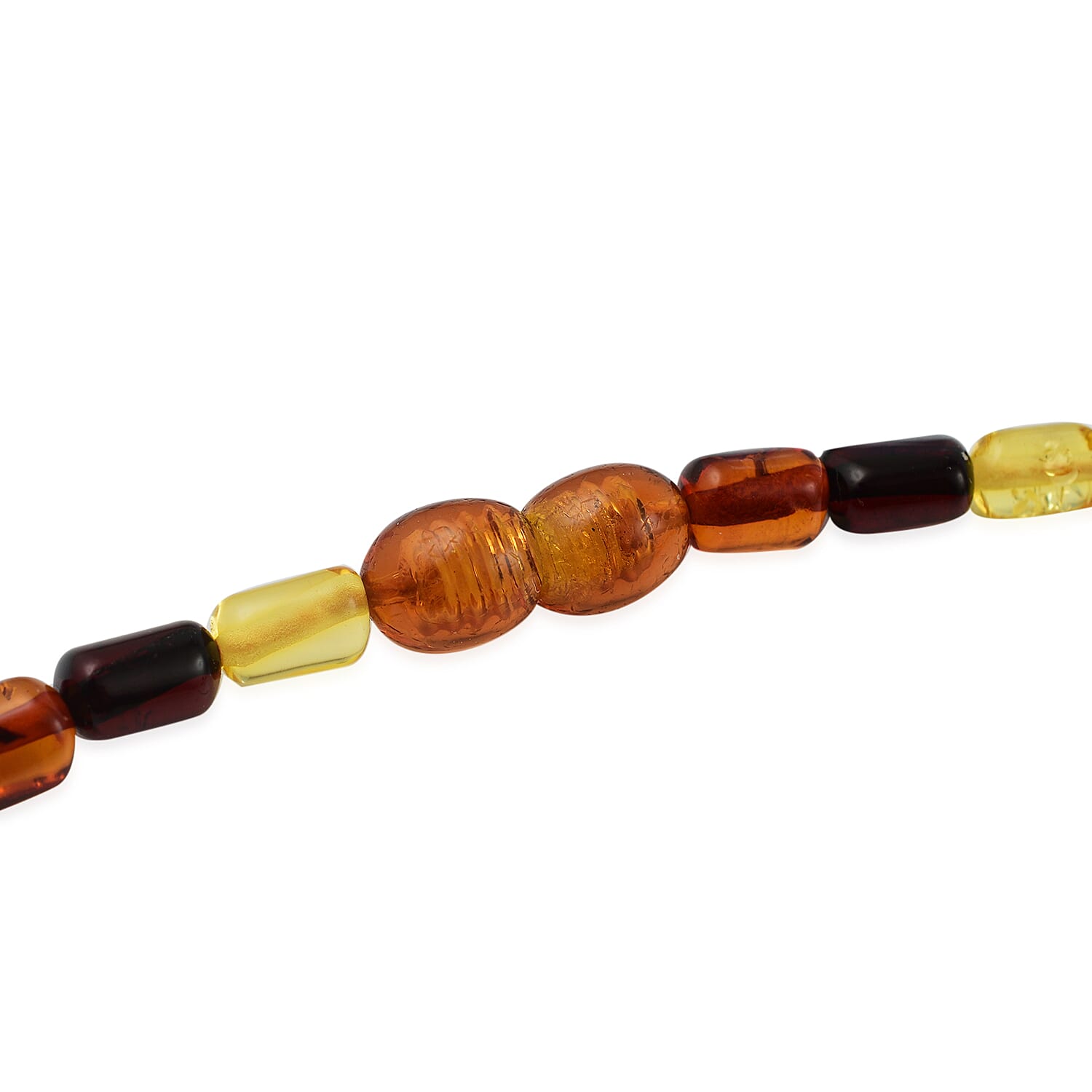 Tuscon Gem Find - Amber Barrel Necklace (Size 18). Total Wt 50 Cts 7747227 3