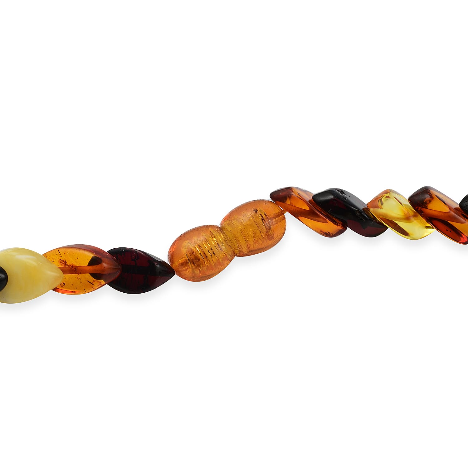 Tuscon Gem Find - Amber Marquise Shaped Necklace (Size 20) 70.00 Ct 7747288 3