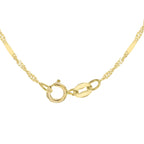 9K Yellow Gold  Chain (Size - 18),  Gold Wt. 1.1 Gms