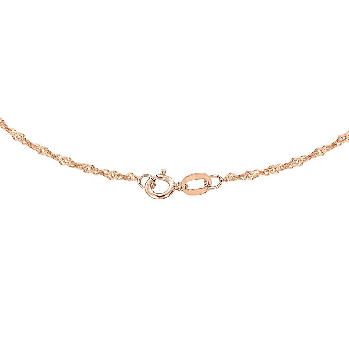 Twist Curb 18 Inch in 9K Rose Gold 7591889 5