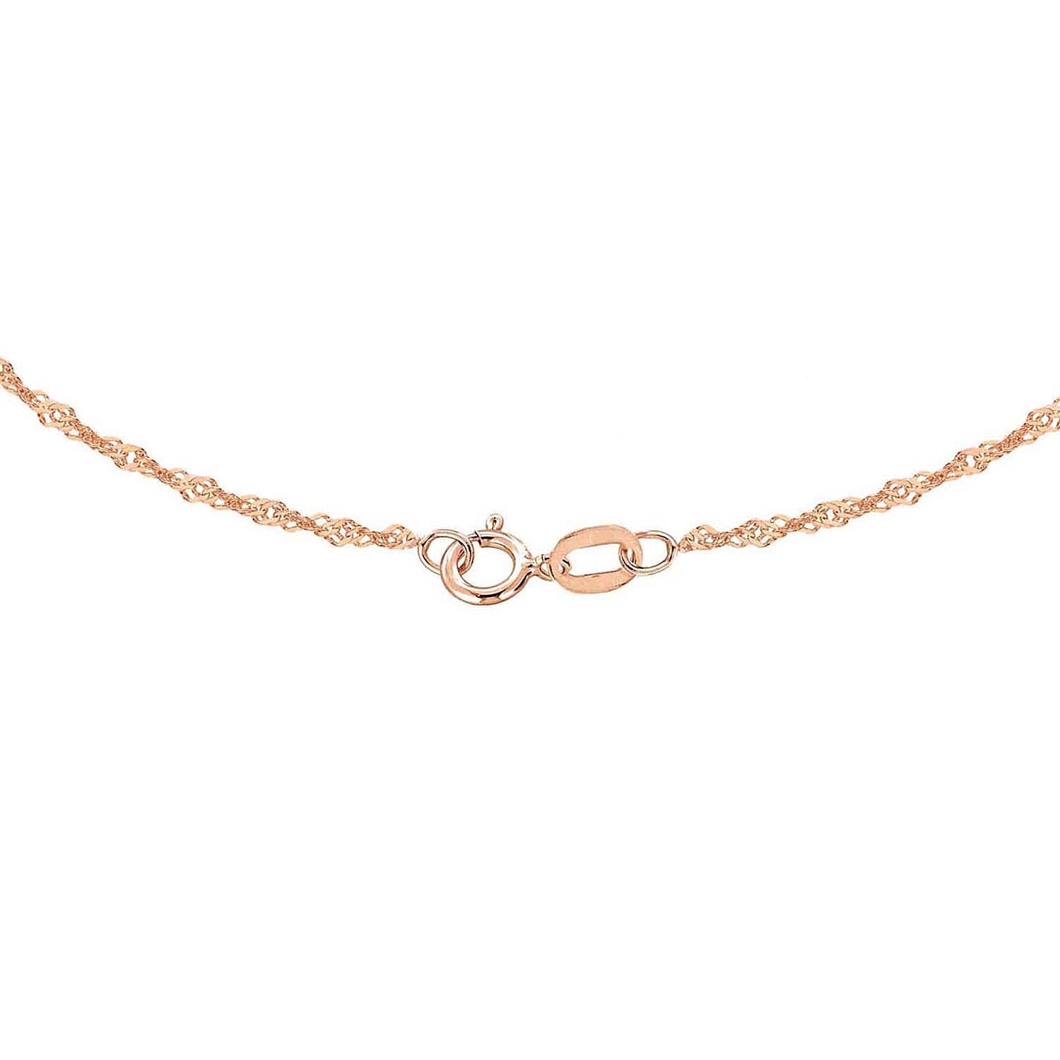 Twist Curb 18 Inch in 9K Rose Gold 7591889 5
