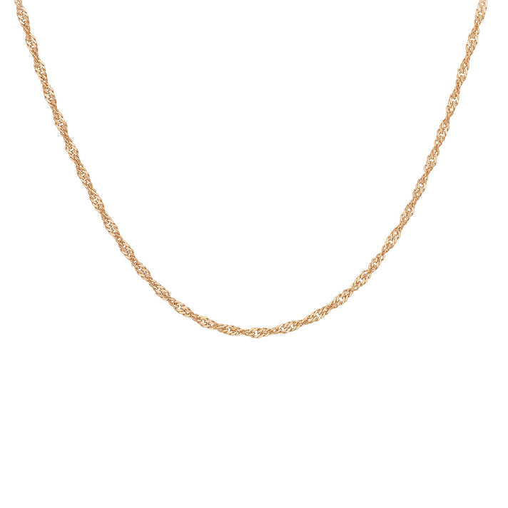 Twist Curb 24 Inch in 9K Rose Gold 7591865 1