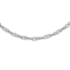 9K White Gold  Chain (Size - 16),  Gold Wt. 2 Gms