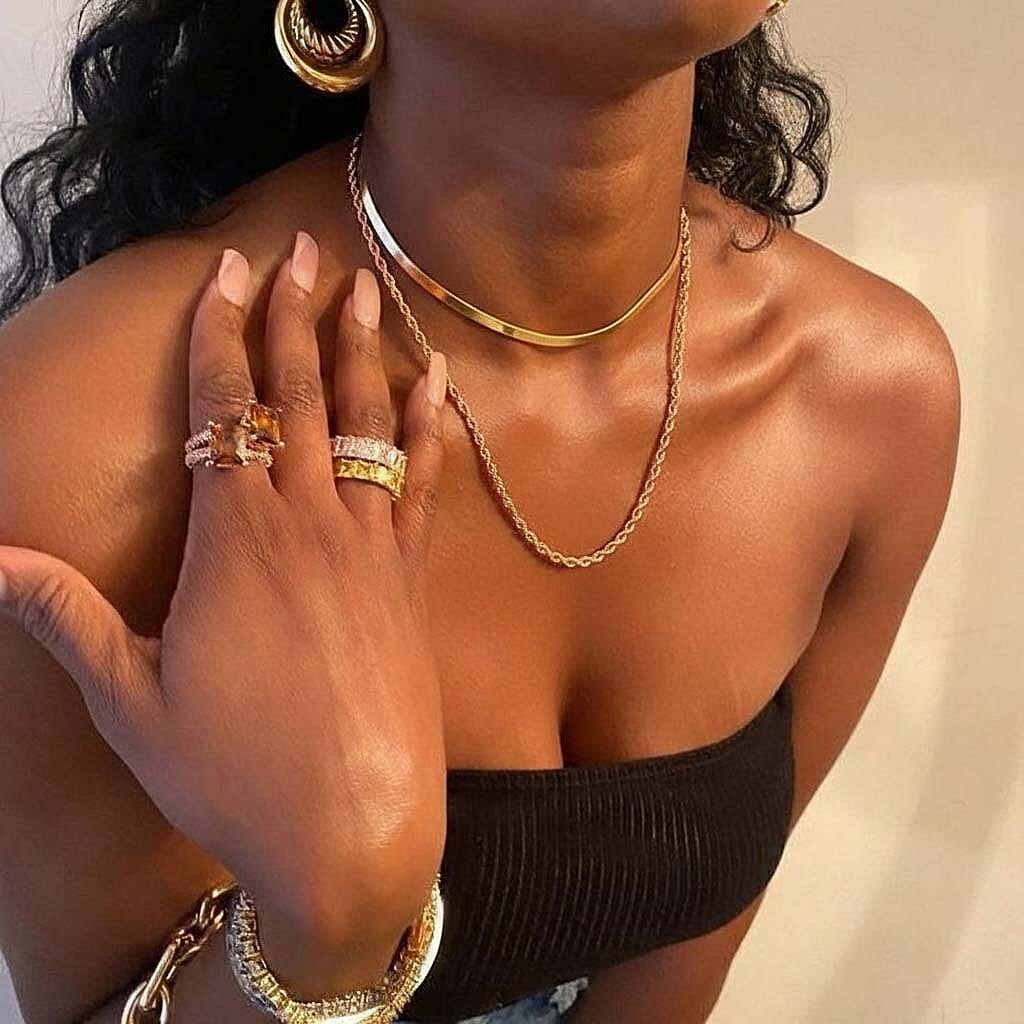 Twist Curb Chain 18 Inch in 9K Rose Gold 7592893 2