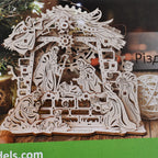 Closeout - UGears Mechanical Nativity Wooden Model Kit