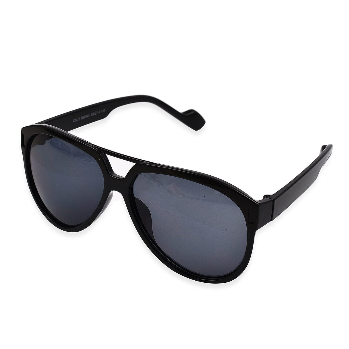 UV 400 Cat 3 Aviator Sunglasses - Black 7554771 1