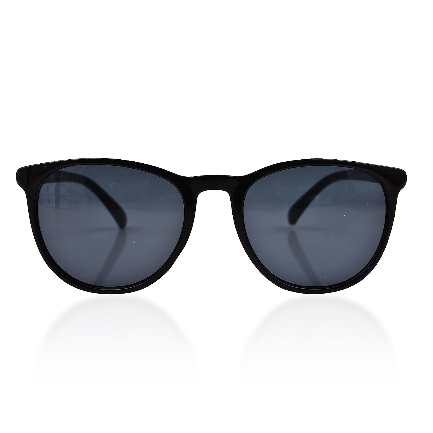 UV 400 Cat 3 Round Sunglasses - Black 7554774 0