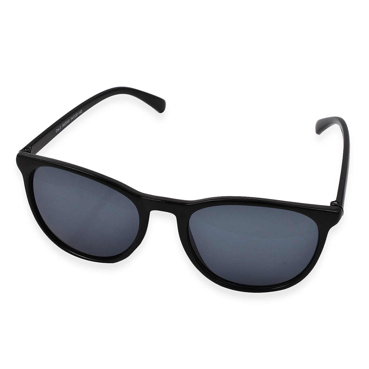 UV 400 Cat 3 Round Sunglasses - Black 7554774 1