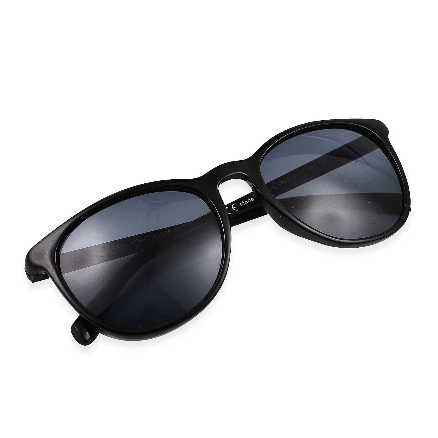 UV 400 Cat 3 Round Sunglasses - Black 7554774 3