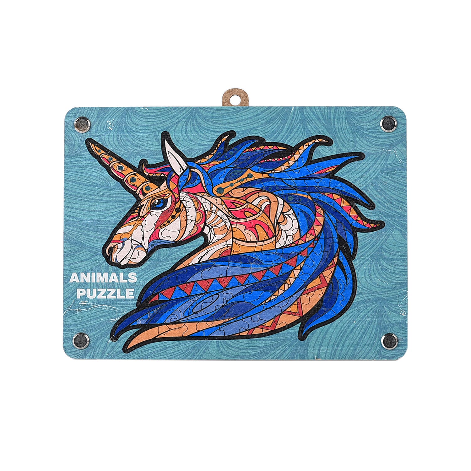 Unicorn Wooden Jigsaw Puzzles A5 - Multi 6850509 2