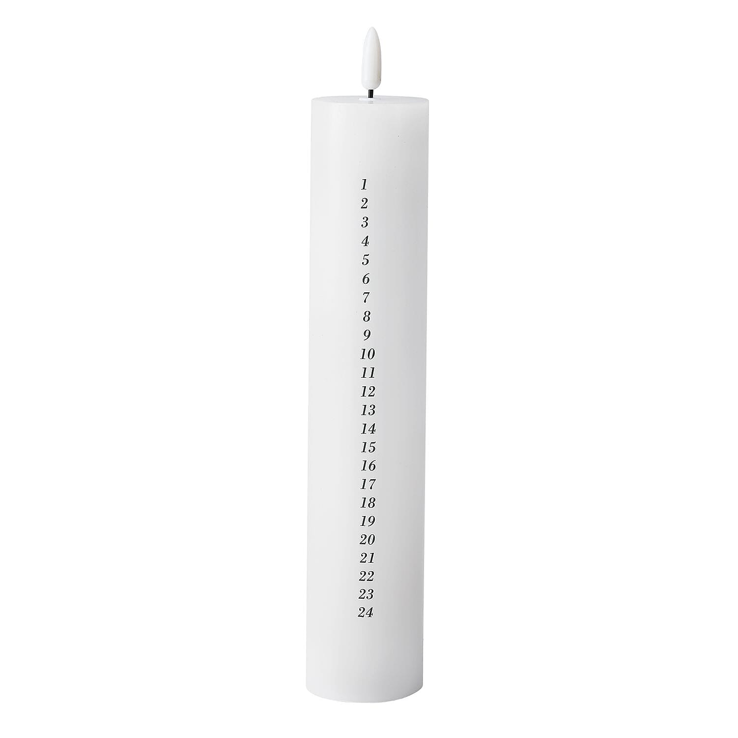 Unique Christmas Calender Candle with Remote Control - 25 LED Warm Lights 2xAA Battery (Not Inc.) 7598979 3
