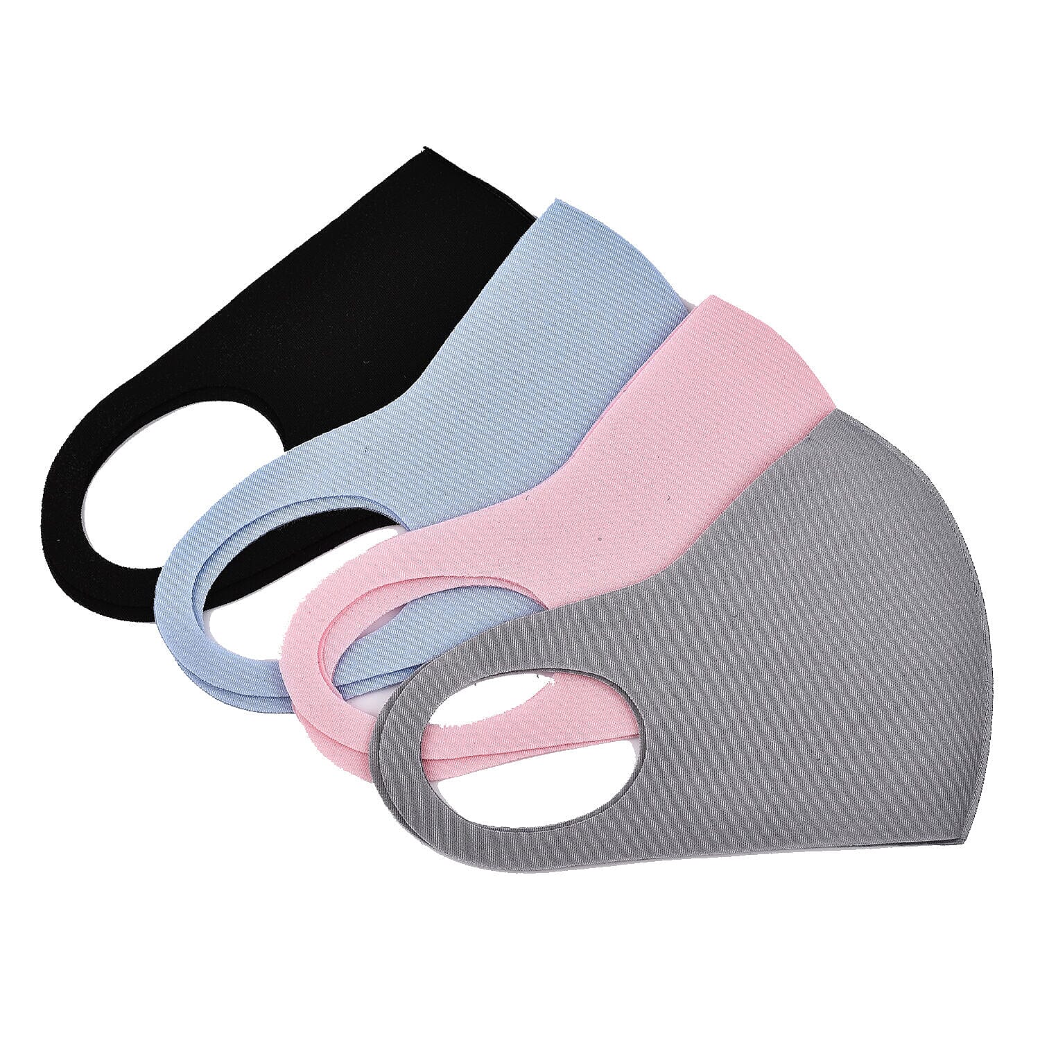 Unisex Solid Colours Washable and Reusable Face Covers 4029865 1