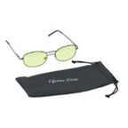 Unisex UV Protection Night Vision Driving Glasses - Black