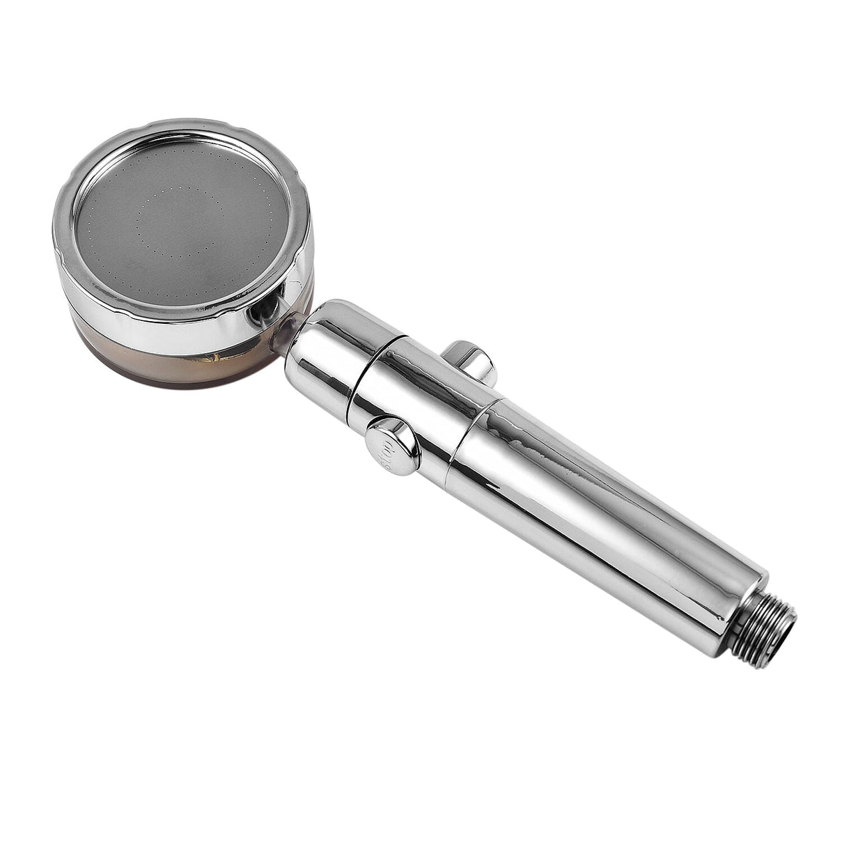 Universal Handheld Shower Head with Turbo Fan-Pause Switch-360 degree Rotating -Golden 7654019 1