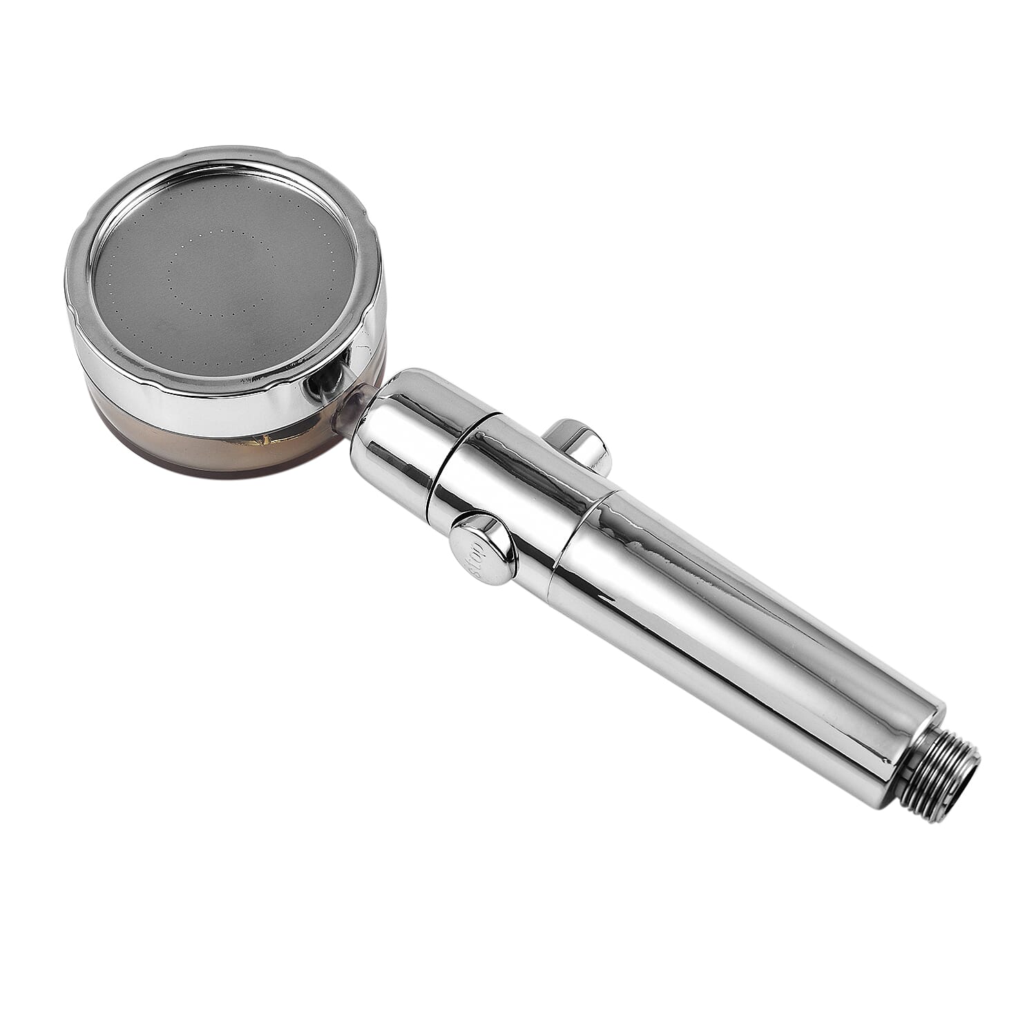 Universal Handheld Shower Head with Turbo Fan-Pause Switch-360 degree Rotating -Golden 7654019 1