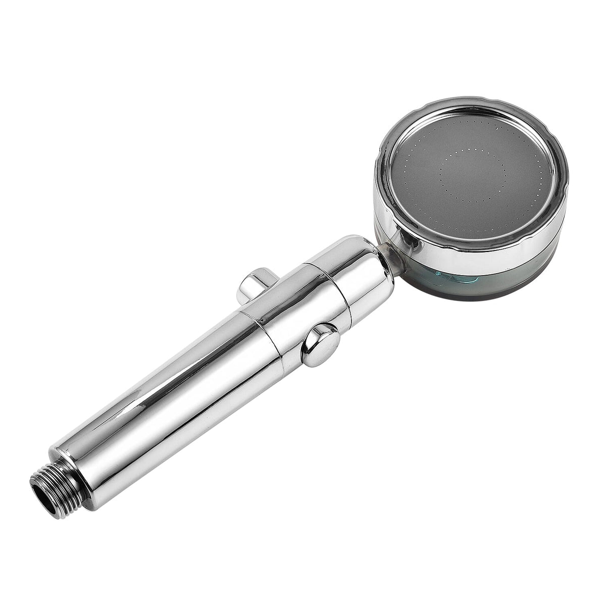 Universal Handheld Shower Head with Turbo Fan-Pause Switch-360 degree Rotating -Blue 7654020 1