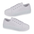 Urban Jacks Ladies Casual Canvas Shoe (Size 6) - White