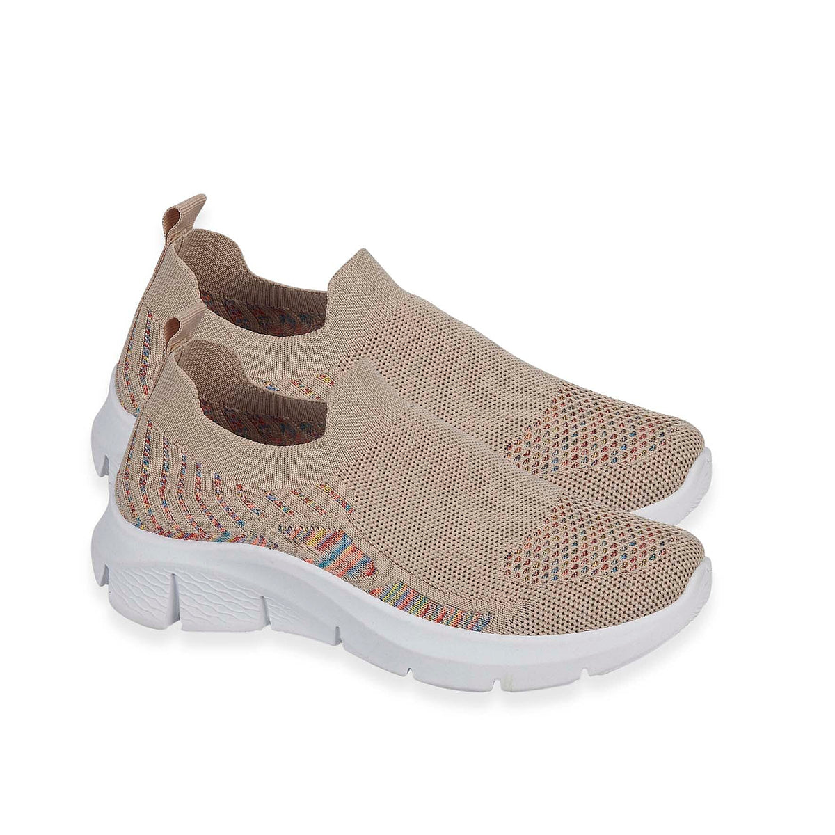 Urban Jacks Ladies Limoncello Fly Knitted Slip-On Shoe (Size 4) - Beige V32516802 0
