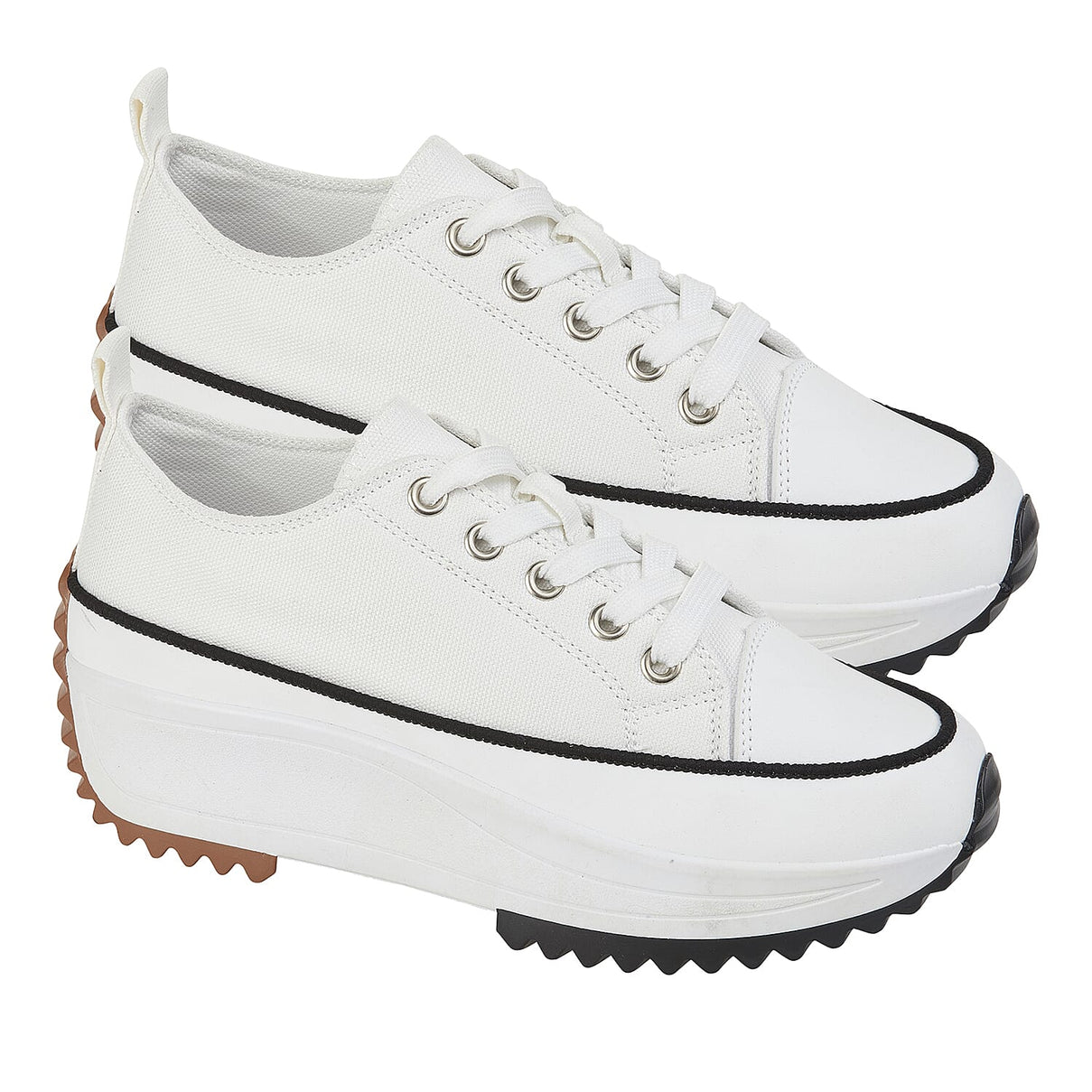 Urban Jacks Acapulco Womens Platform Canvas Trainers 7830860 0