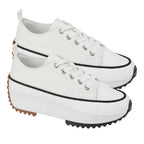 Urban Jacks Ladies ACAPULCO Canvas Trainer (Size 4) - White