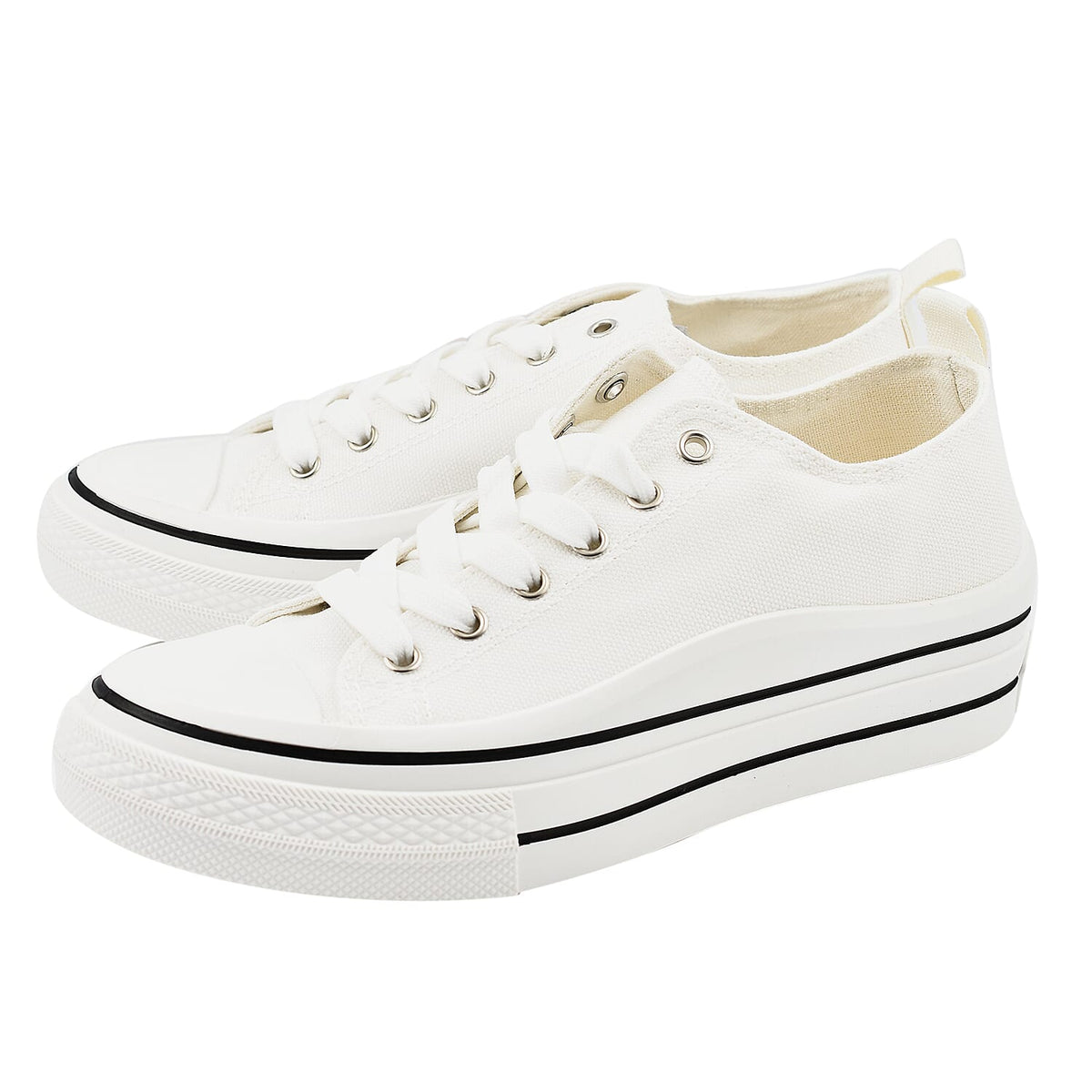 Urban Jacks Ladies Canvas Lace Up Montpellier 7849420 0