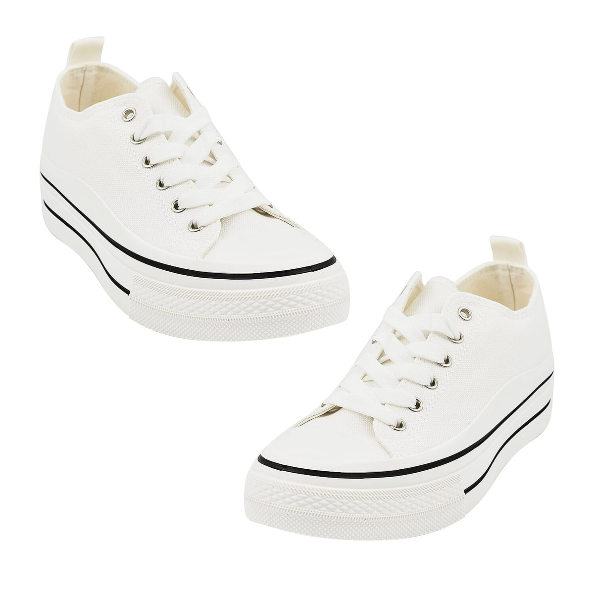 Urban Jacks Ladies Canvas Lace Up Montpellier 7849420 1