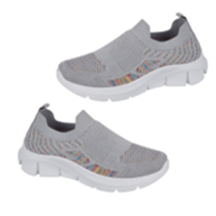 Urban Jacks Ladies Limoncello Fly Knitted Slip-On Shoe (Size 6) - Grey 8187655 1