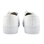 Urban Jacks Montclair Womens Canvas Lace-Up Shoe (Size 3) - White